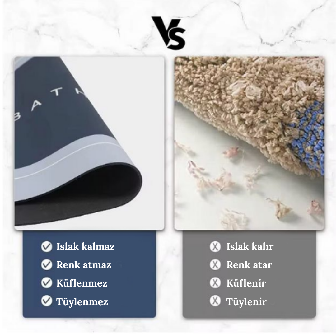 Ultra Su Emici Banyo Paspası