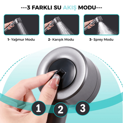 Aykar - Masajlı Filtreli Duş Başlığı