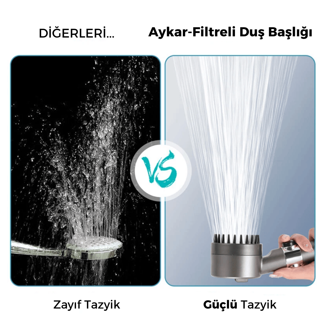 Aykar - Masajlı Filtreli Duş Başlığı