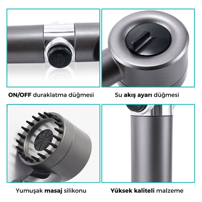 Aykar - Masajlı Filtreli Duş Başlığı