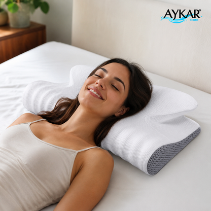 Aykar™ - Boyun Destekleyici 100% Ortopedik Yastık