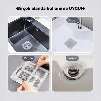 10'lu Pratik Banyo Gider Süzgeci