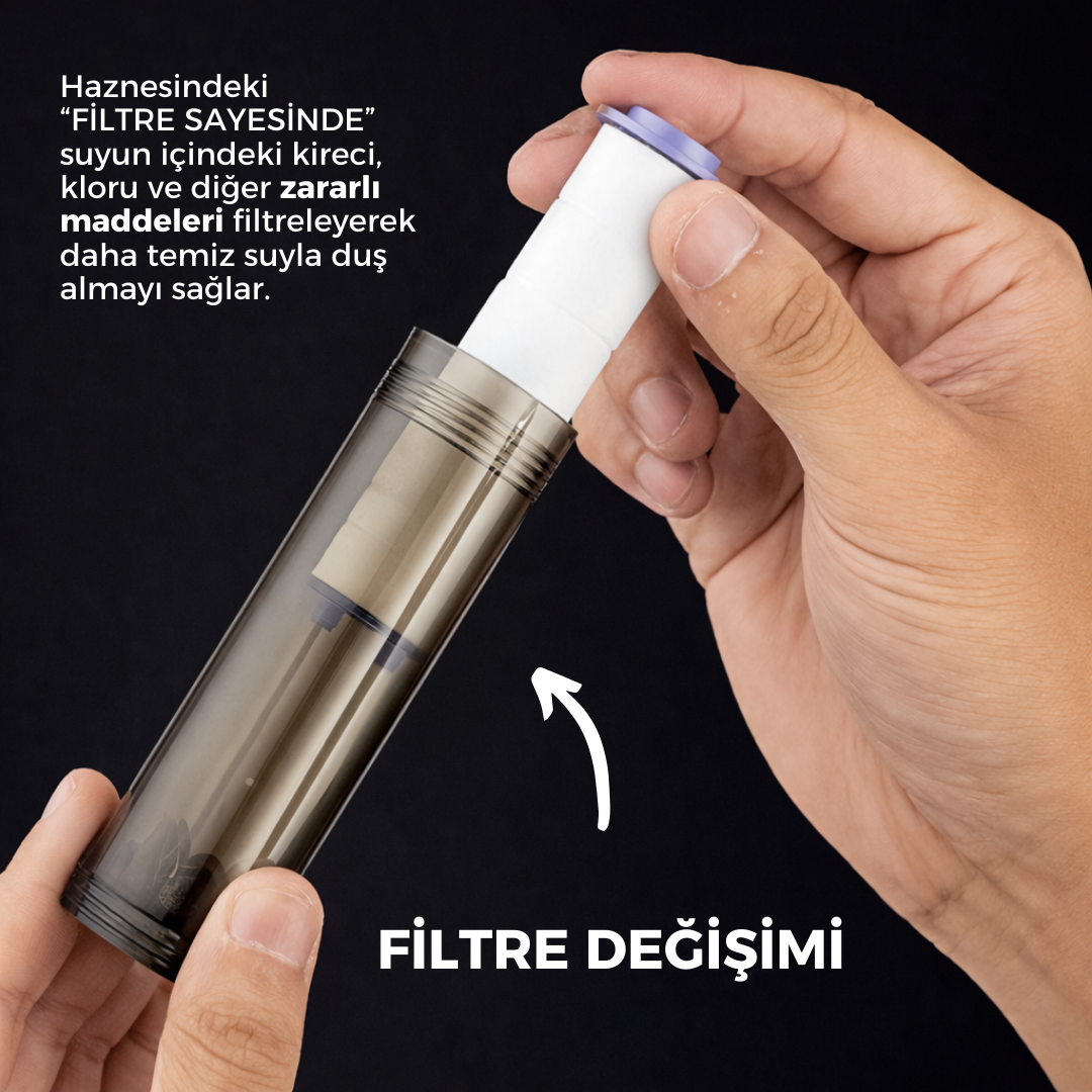 6 Fonksiyonlu Yeni Nesil Filtreli Duş Başlığı