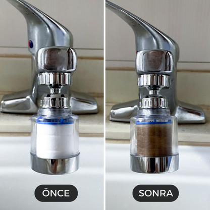 Yeni Nesil 360° Kireç Önleyici Musluk Başlığı (+filtreli)